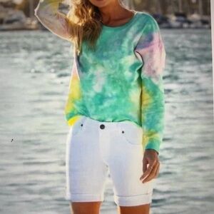 Kut From the Kloth Sweatshirt Tie Dyed Relaxed Fit Women’s Small